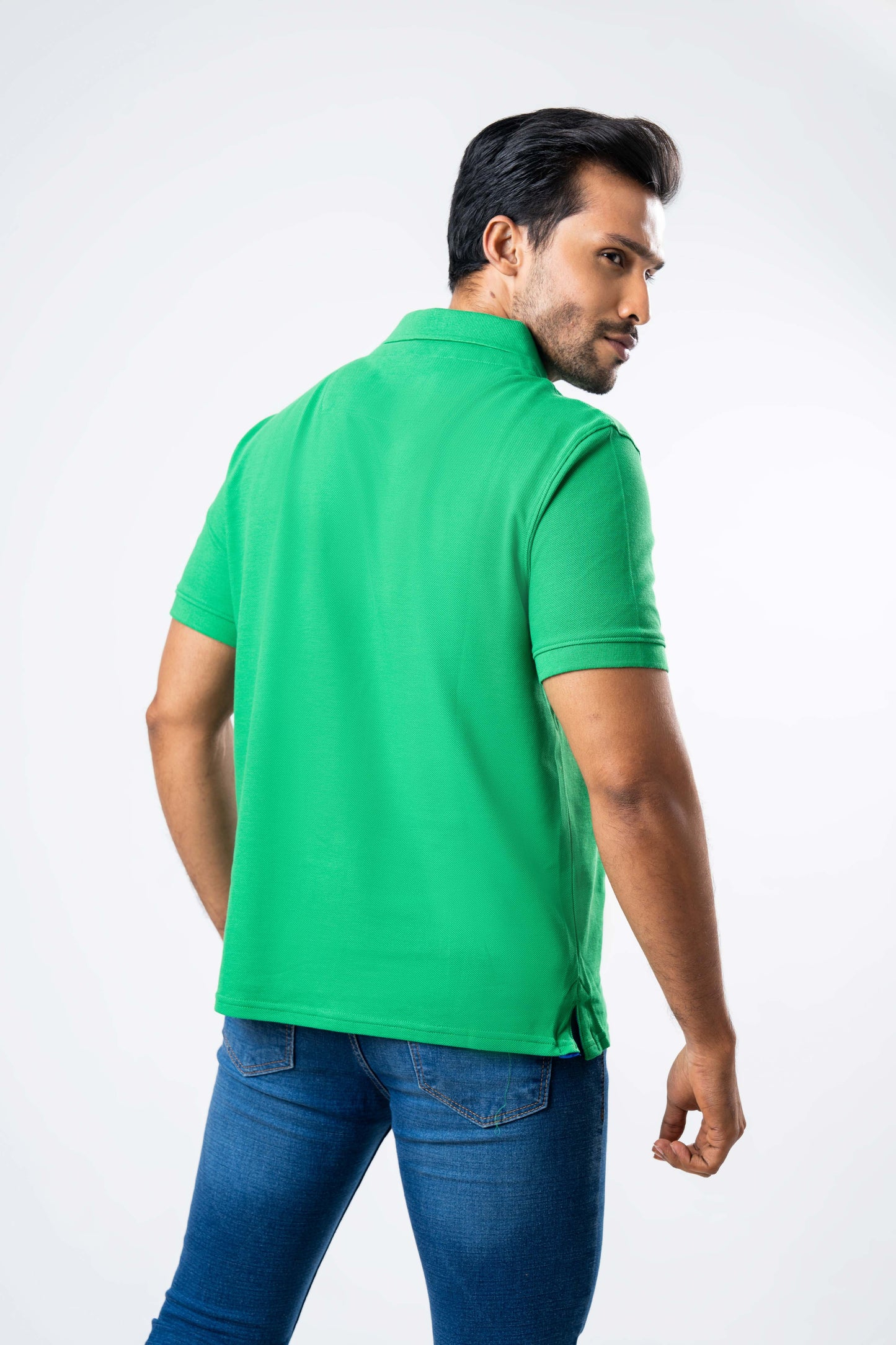 Ceylon Elephant Men's Regular Fit Polo - Green