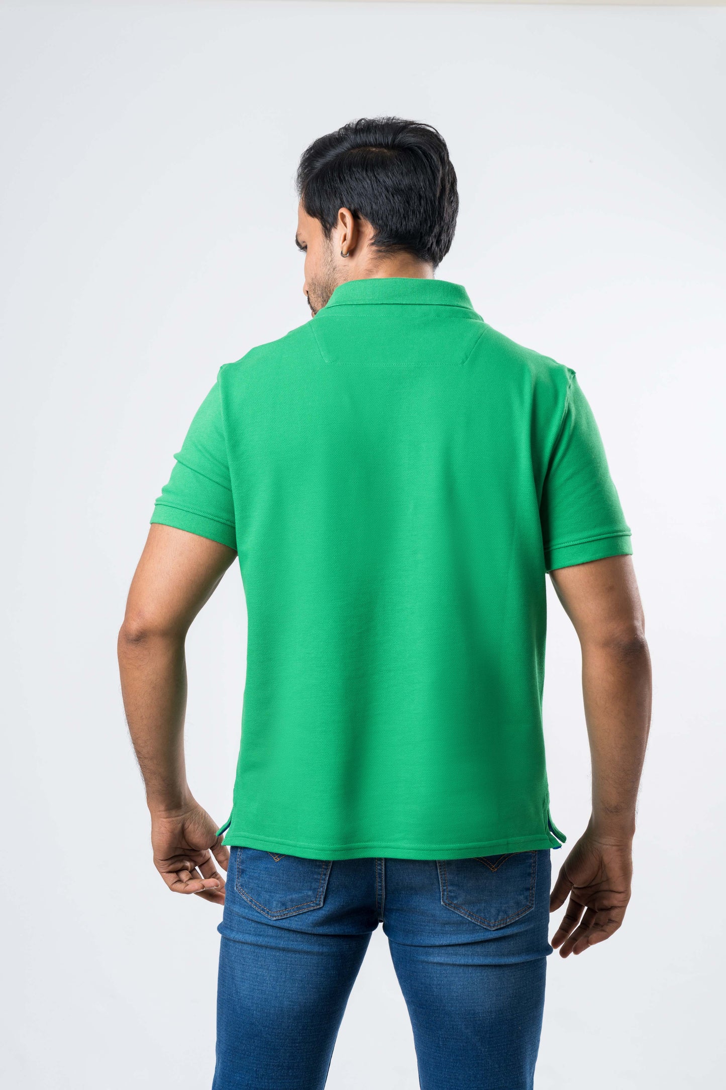 Ceylon Elephant Men's Regular Fit Polo - Green