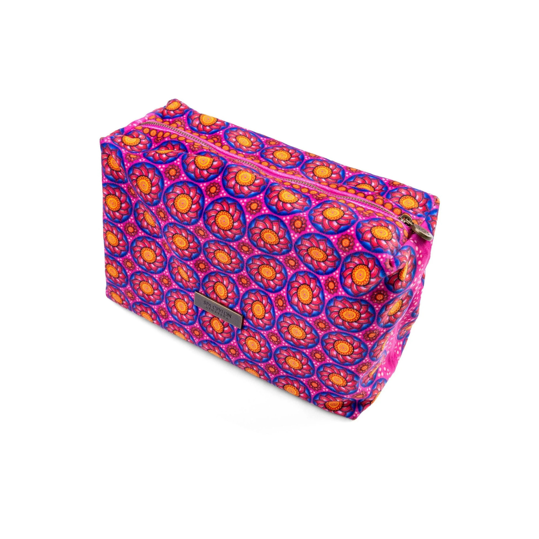 Royal Lotus Velvet Wellness Bag 21cm x15cm x8cm