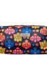Black Mask Design Large Velvet Wellness Bag (12x9x20cm)