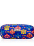 Blue Mask Design Diamond Shaped Velvet Wellness Bag
