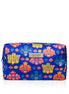Blue Mask Design Small Velvet Wellness Bag 9x8x18cm