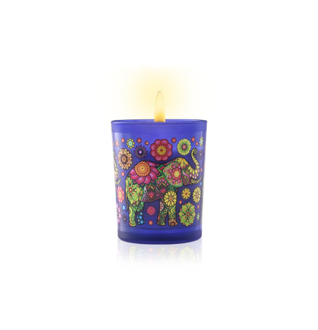 Ceylon Elephant Frankincense Kay Lime - Aromaveda Natural Candle 50g