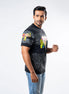 Men's Multitude Printed Crew Neck - Black