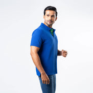 Men's Regular Fit Polo - Blue