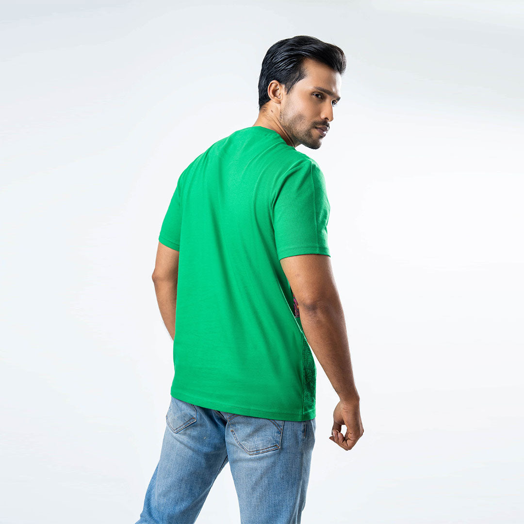 Men's Regular Fit Polo - Green