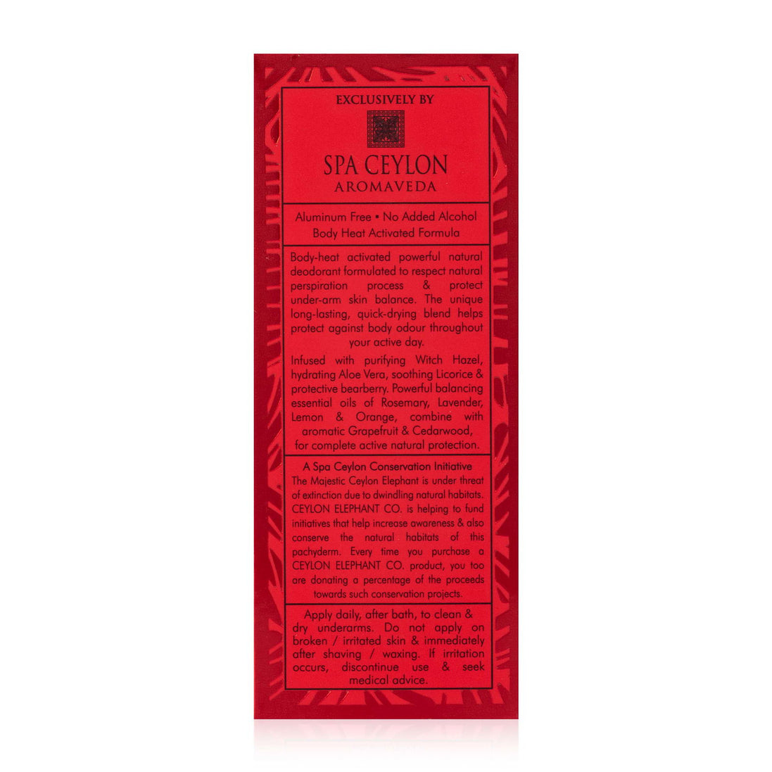 Forest Energy - Ceylon Elephant - Active Natural Deodorant for Men - 60ml