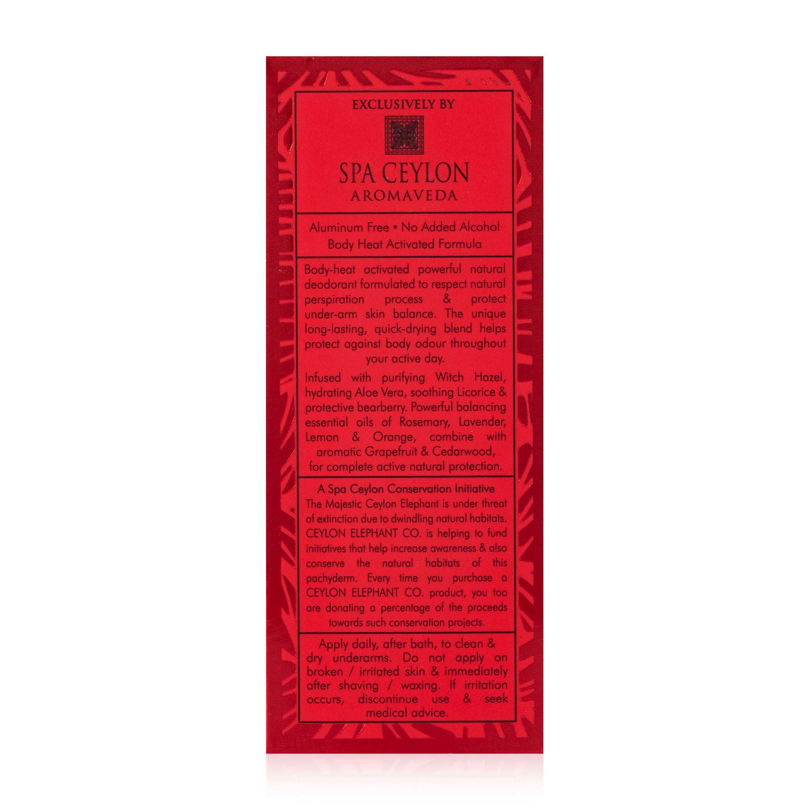 Forest Energy - Ceylon Elephant - Active Natural Deodorant for Men - 60ml
