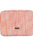 Laptop Pouch Reed Orange & White 33cm x 24cm x 3cm - Spa Ceylon Sri Lanka