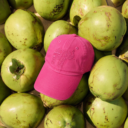 Ceylon Elephant Unisex Cap - Pink