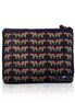 Ceylon Elephant Black B Large Velvet Wellness Bag