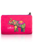 Ceylon Elephant Pink A Small Velvet Wellness Bag