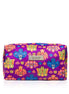 Purple Mask Design Small Velvet Wellness Bag 9x8x18cm