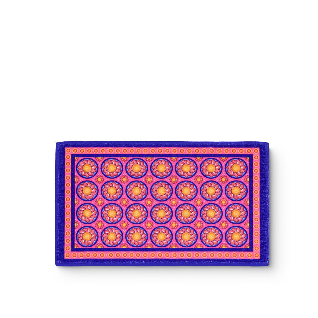 Royal Lotus - Vintage Hand Towel Printed 68cmx40cm