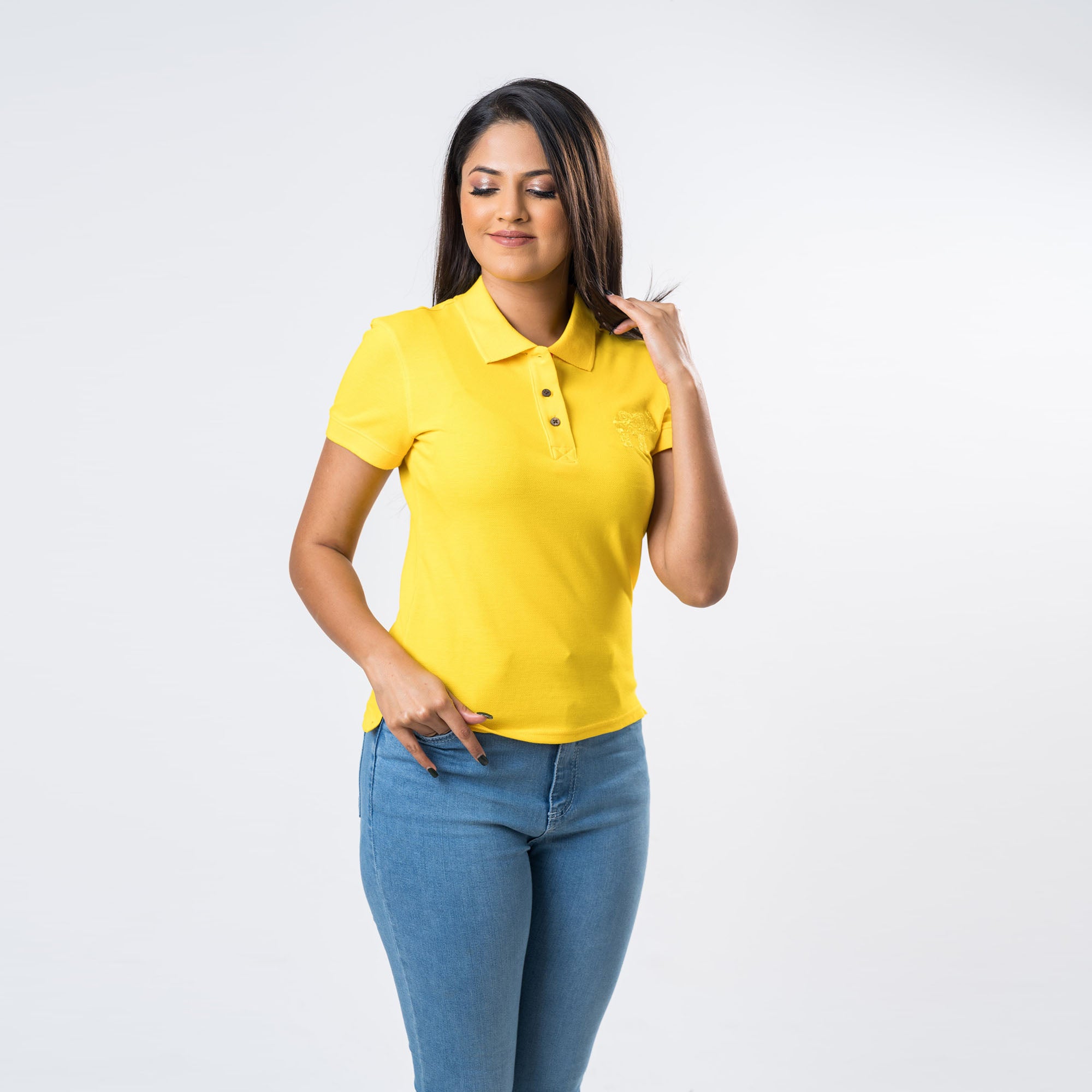Ladie's Polo - Yellow
